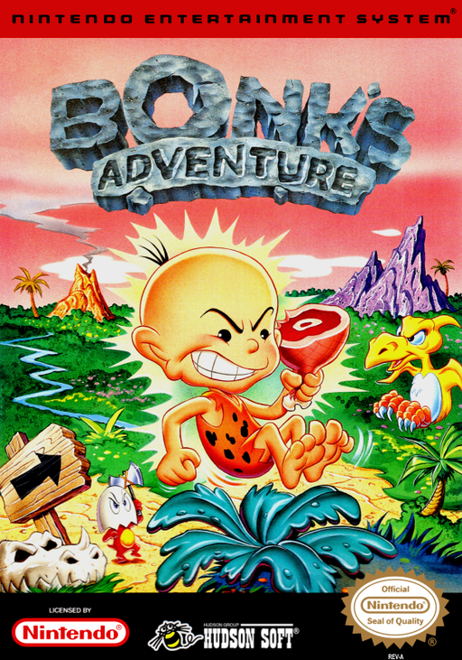 Bonk's Adventure (USA) box art